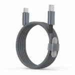 Freedom Cable USB-C Data Blocker – 60W 3A Fast Charging Shield Cable – Secure Juice Jacking Protection – 3.3ft/1m White - Image 4